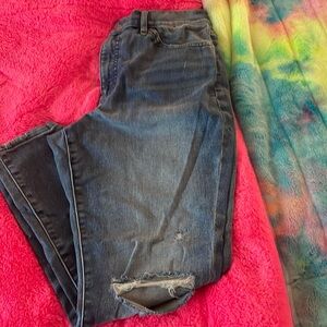 Women’s Express Skinny High Rise Distressed Jeans